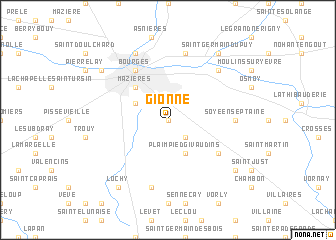 map of Gionne