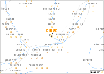 map of Giova
