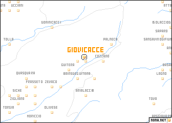 map of Giovicacce