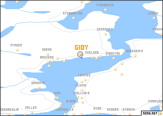 map of Giøy