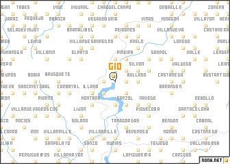 map of Gío