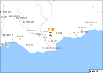 map of Gio