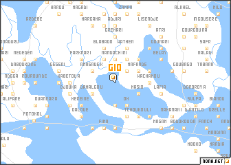 map of Gio