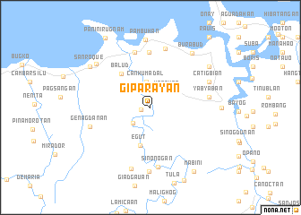 map of Giparayan