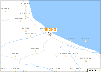 map of Ģipka