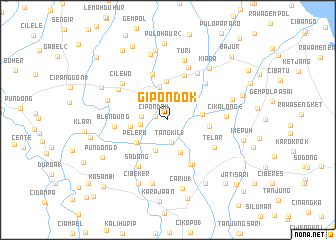 map of Gipondok