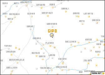 map of Gipo