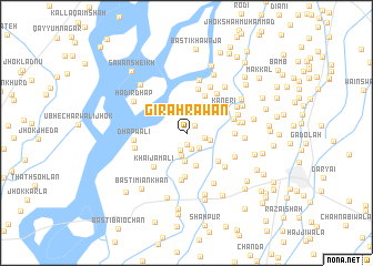 map of Girah Rāwān