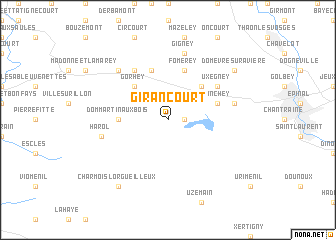 map of Girancourt