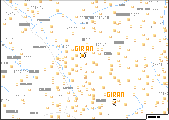 map of Girān