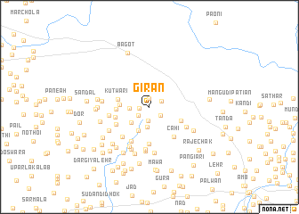 map of Girān