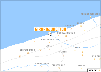 map of Girard Junction