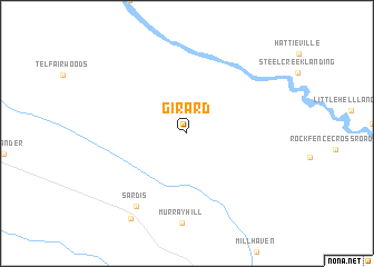 map of Girard