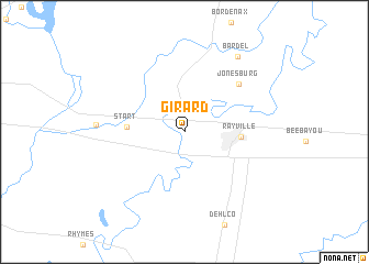 map of Girard