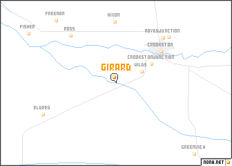 map of Girard