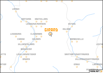 map of Girard