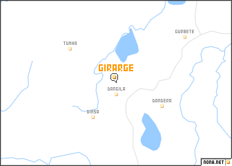 map of Girargē