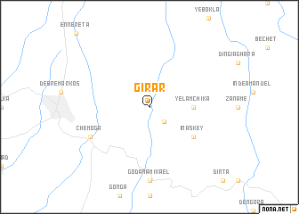 map of Girar