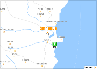 map of Girasole