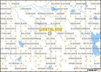 map of Giratalana
