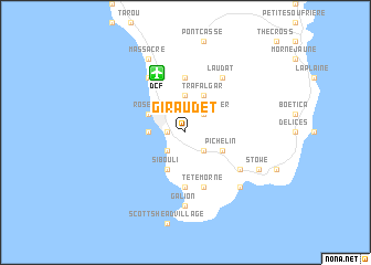 map of Giraudet