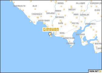 map of Girawan