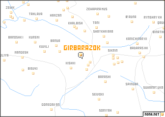 map of Girbarāzōk