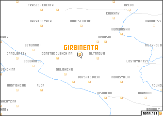 map of Girbinenta