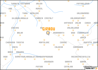 map of Gîrbou