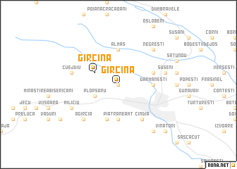 map of Gîrcina