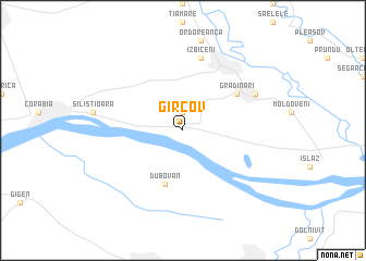 map of Gîrcov