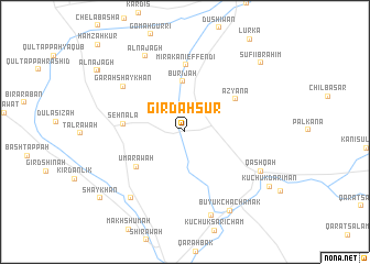 map of Girdah Sūr