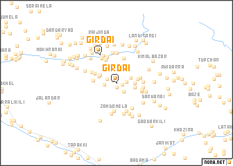map of Girdai