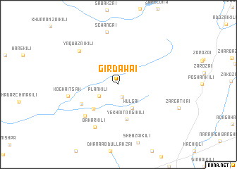 map of Girdawai