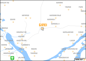 map of Girei