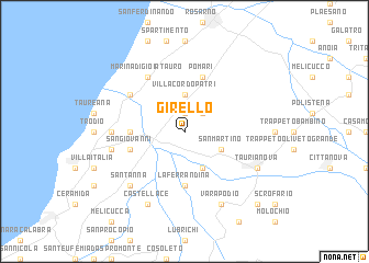 map of Girello