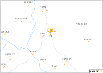 map of Gire