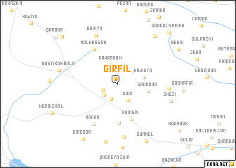 map of Girfīl