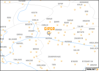 map of Girga