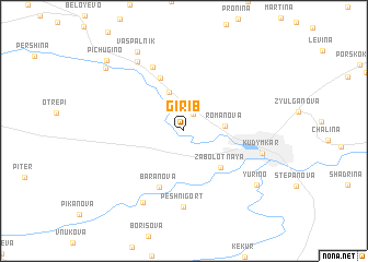 map of (( Girib ))