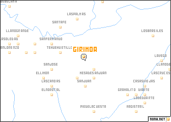 map of Girimoa