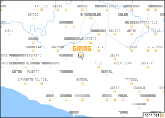 map of Giring
