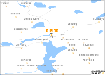 map of Girino