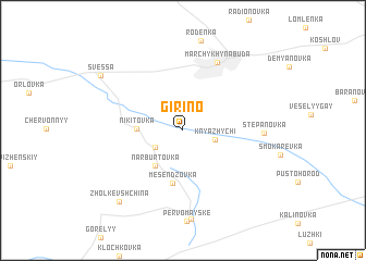 map of Girino