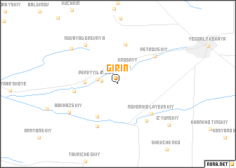 map of Girin