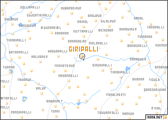 map of Giripalli