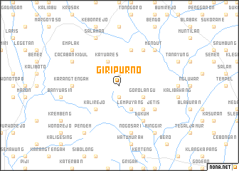 map of Giripurno