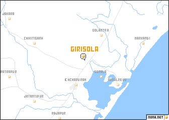 map of Girisola