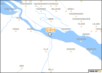 map of Giris