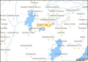 map of Giritale